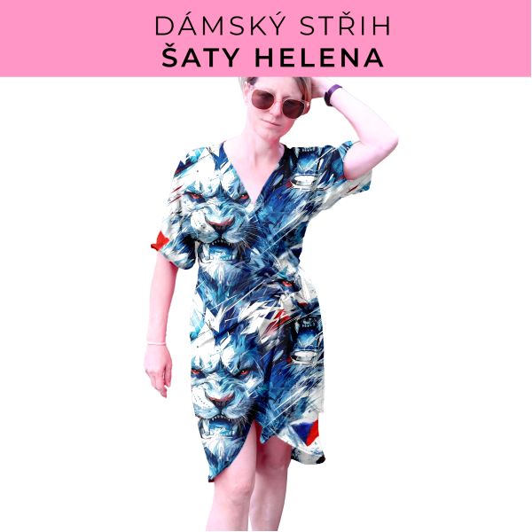 Dámský střih na šaty  Helena