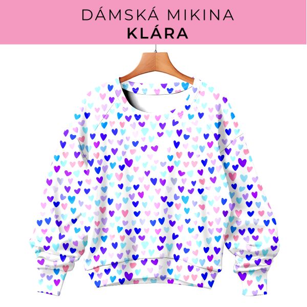 DÁMSKÝ střih - mikina Klára