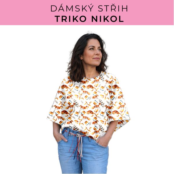 Dámský střih -  triko Nikol