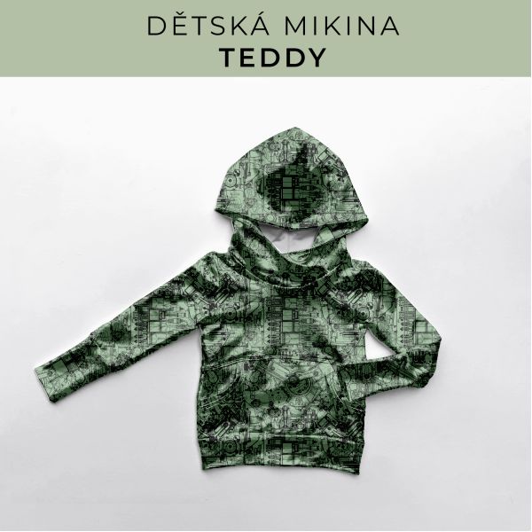 DĚTSKÝ střih - Mikina Teddy