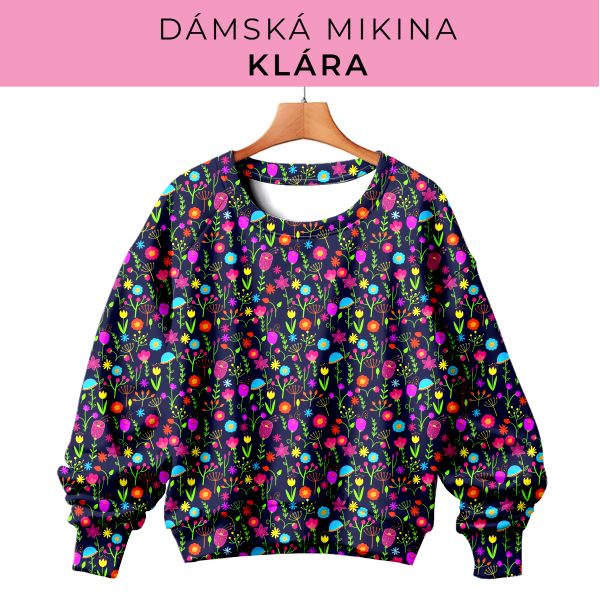 DÁMSKÝ střih - mikina Klára