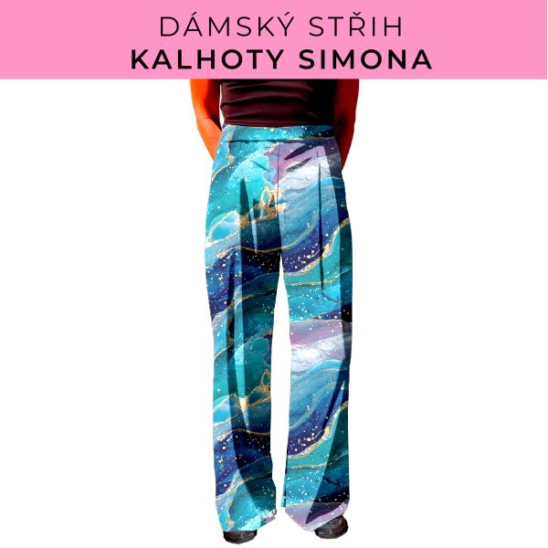 Dámský střih - kalhoty Simona