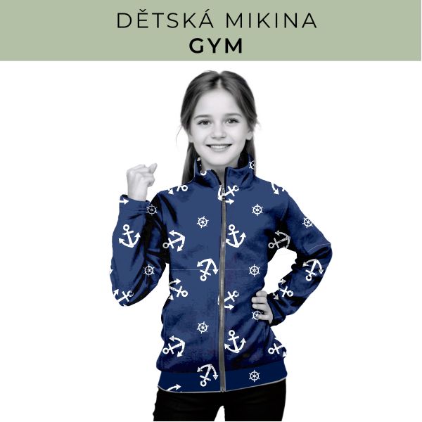 Dětská střih - mikina GYM