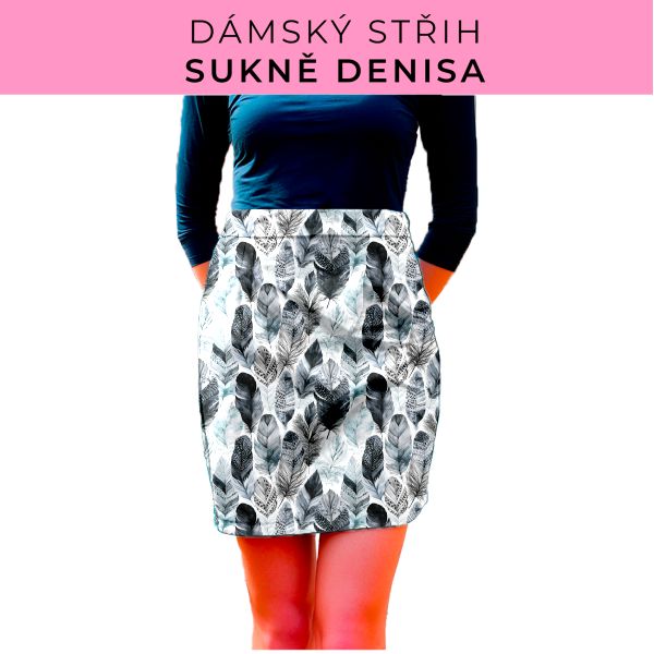 Dámský střih - Dámská sukně Denisa