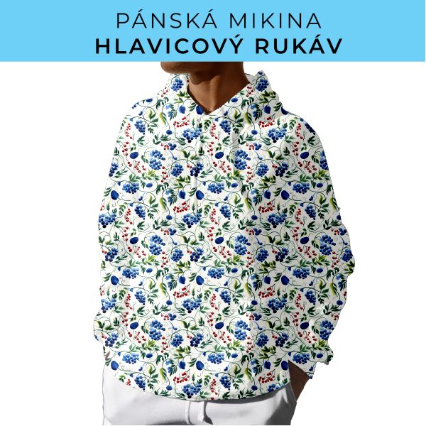 PÁNSKÝ střih - mikina s kapucí