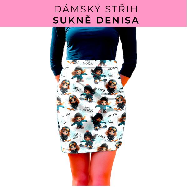 Dámský střih - Dámská sukně Denisa