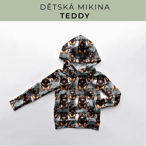 DĚTSKÝ střih - Mikina Teddy