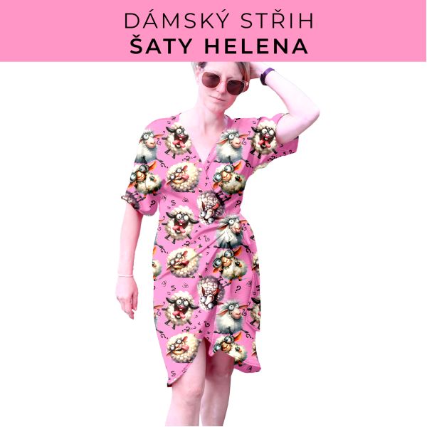 Dámský střih na šaty  Helena