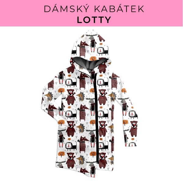 DÁMSKÝ střih - Kabátek Lotty