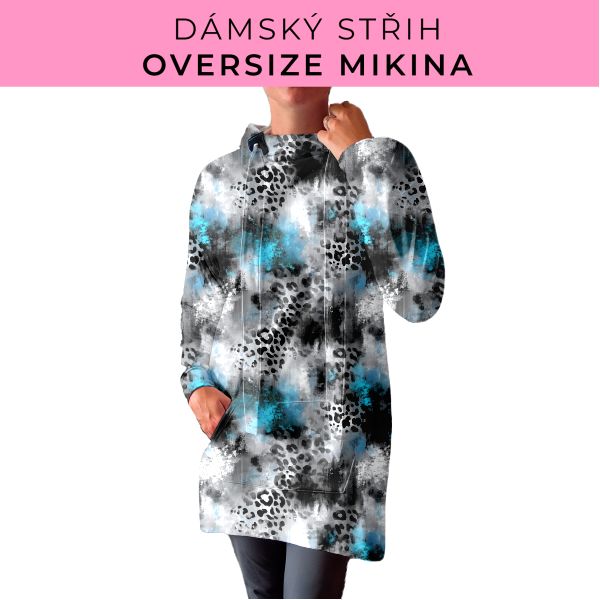 DÁMSKÝ střih - Oversize mikina