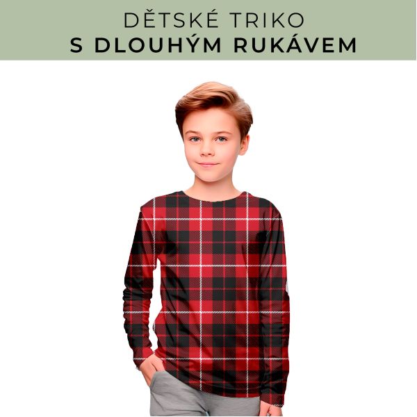 DĚTSKÝ střih - triko dlouhý rukáv