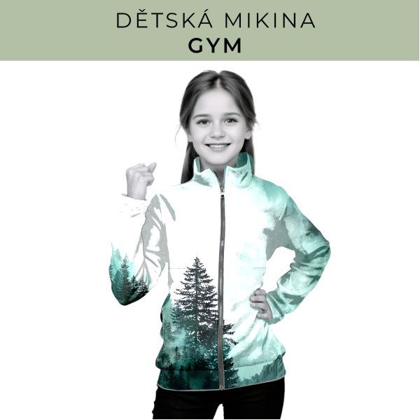 Dětská střih - mikina GYM
