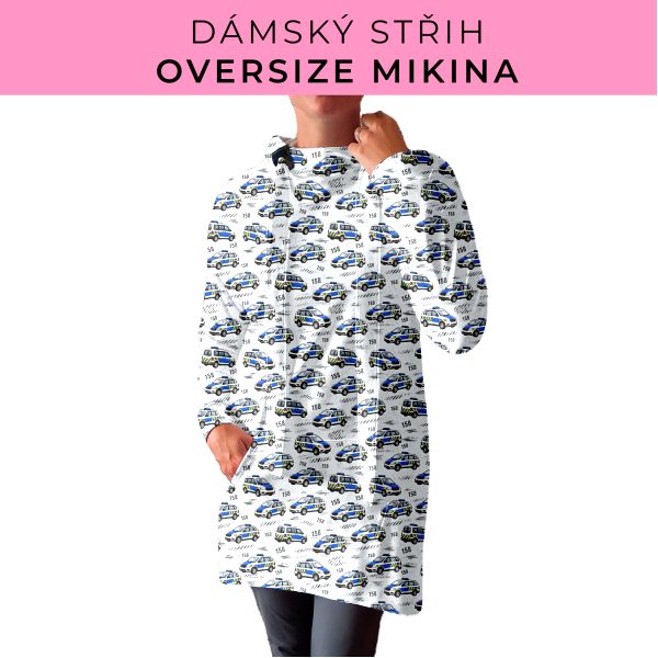 DÁMSKÝ střih - Oversize mikina