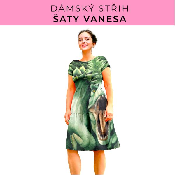 Dámský střih šaty Vanesa