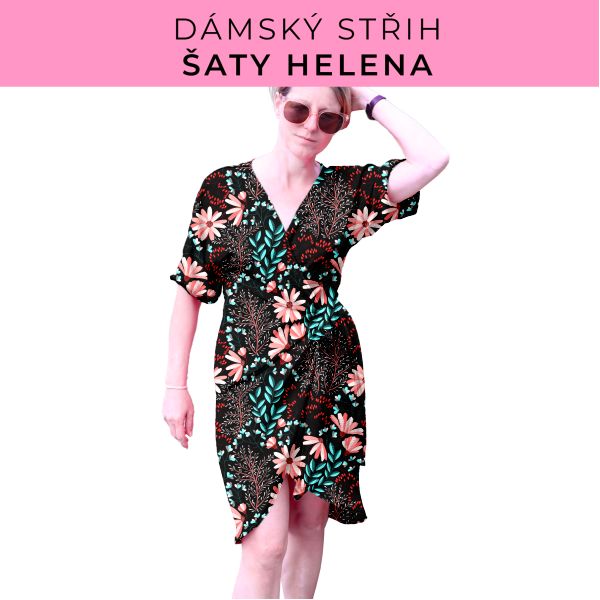 Dámský střih na šaty  Helena