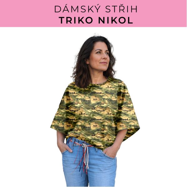 Dámský střih -  triko Nikol