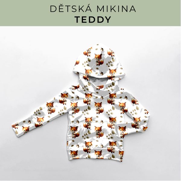 DĚTSKÝ střih - Mikina Teddy