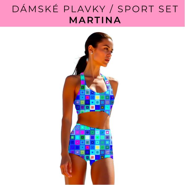 Dámský střih - plavky / sportovní set Martina