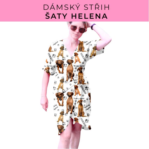 Dámský střih na šaty  Helena