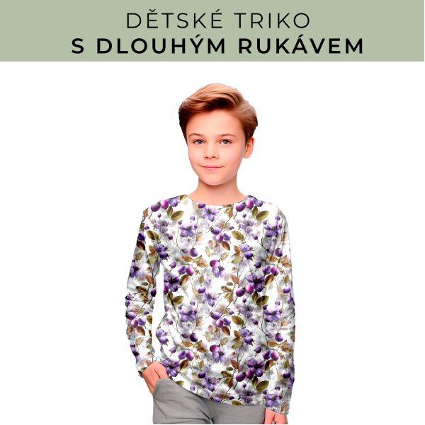 DĚTSKÝ střih - triko dlouhý rukáv