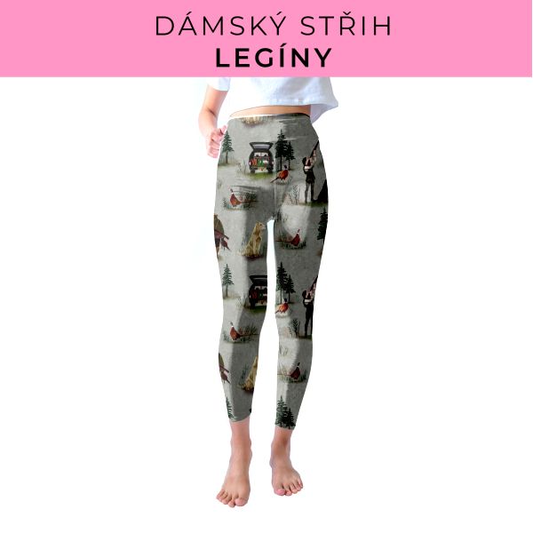 DÁMSKÝ střih - legíny SPORT - SLIM FIT