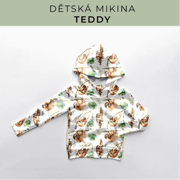 DĚTSKÝ střih - Mikina Teddy