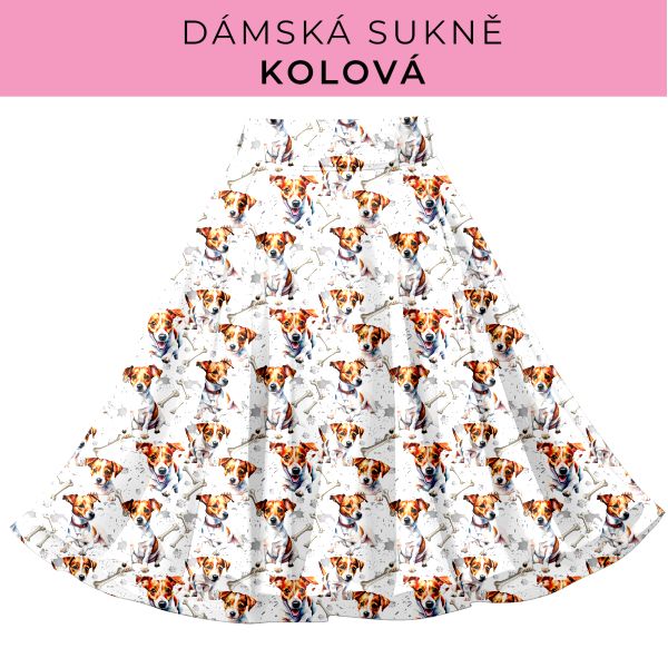 DÁMSKÝ střih - Kolová sukně