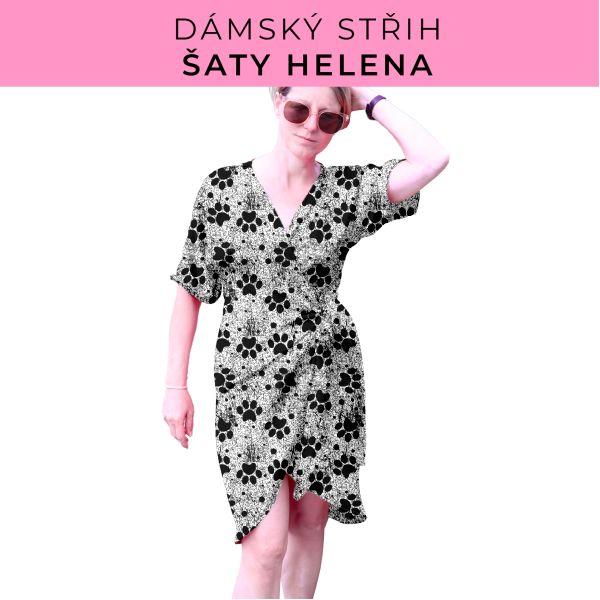 Dámský střih na šaty  Helena