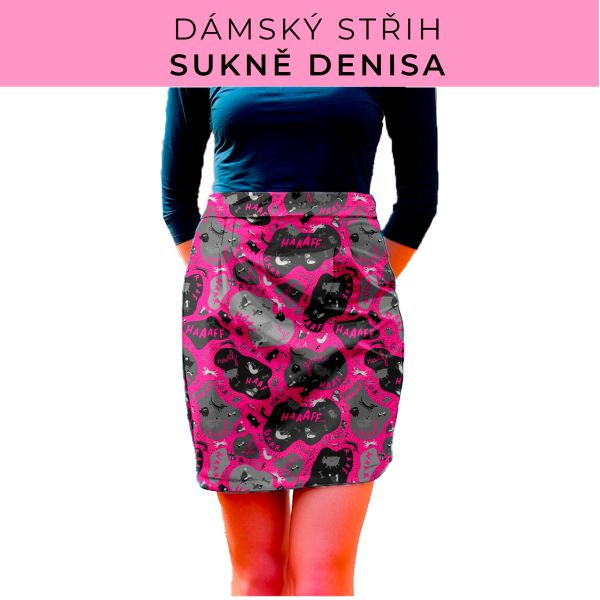 Dámský střih - Dámská sukně Denisa