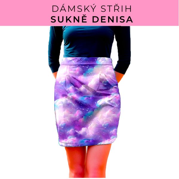 Dámský střih - Dámská sukně Denisa