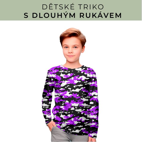 DĚTSKÝ střih - triko dlouhý rukáv