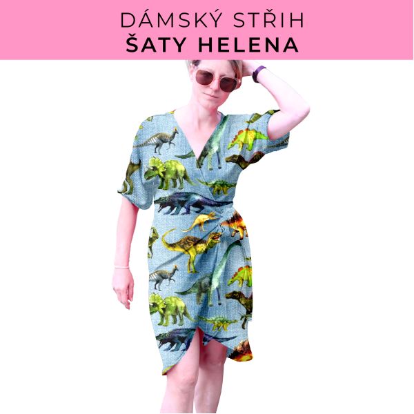 Dámský střih na šaty  Helena