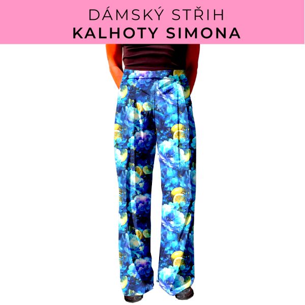 Dámský střih - kalhoty Simona