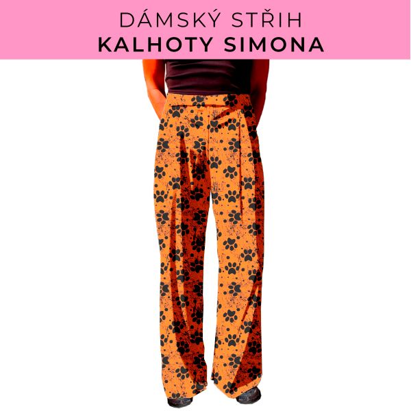 Dámský střih - kalhoty Simona