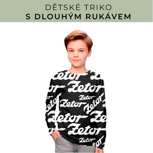 DĚTSKÝ střih - triko dlouhý rukáv