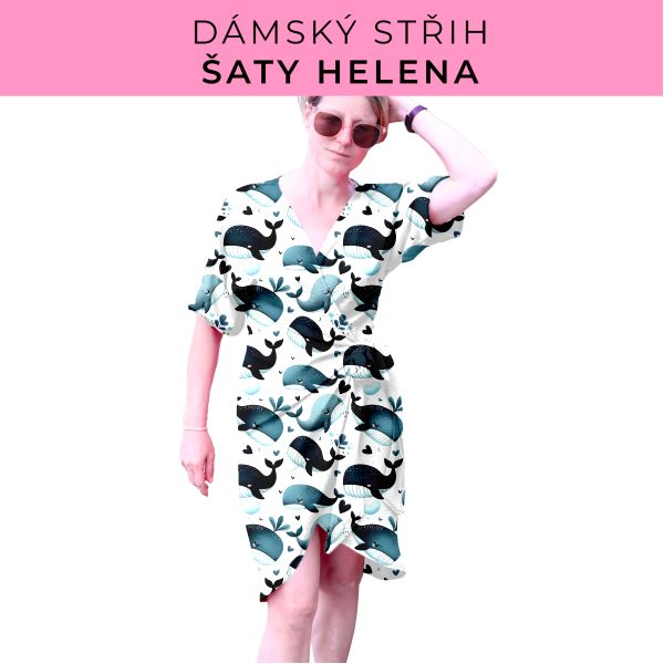 Dámský střih na šaty  Helena