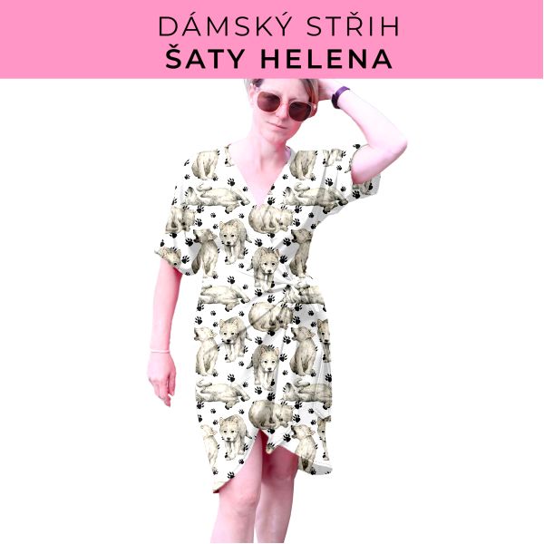 Dámský střih na šaty  Helena