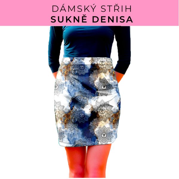 Dámský střih - Dámská sukně Denisa