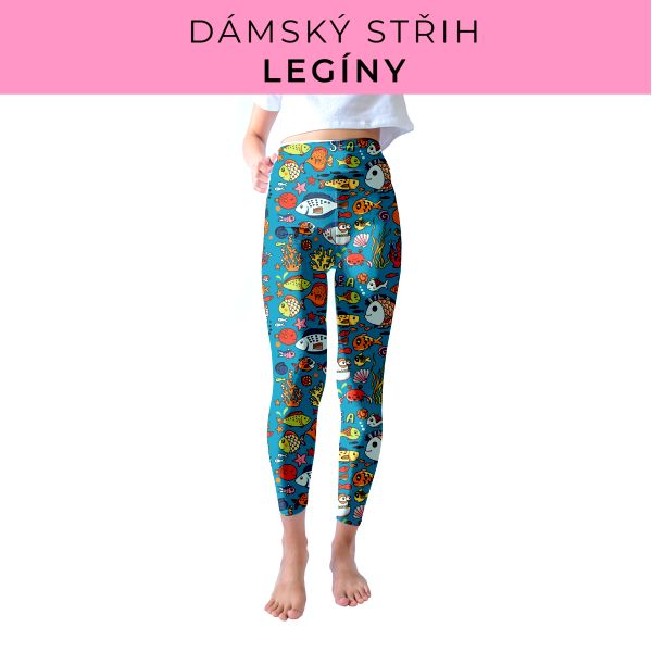 DÁMSKÝ střih - legíny SPORT - SLIM FIT