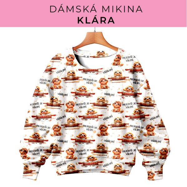 DÁMSKÝ střih - mikina Klára