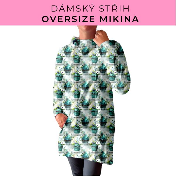 DÁMSKÝ střih - Oversize mikina