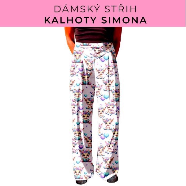 Dámský střih - kalhoty Simona