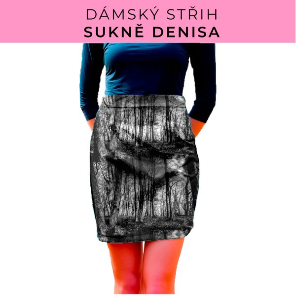 Dámský střih - Dámská sukně Denisa