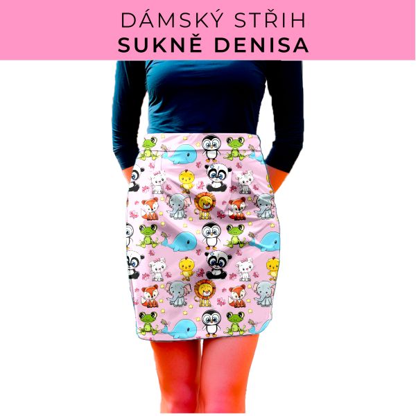 Dámský střih - Dámská sukně Denisa