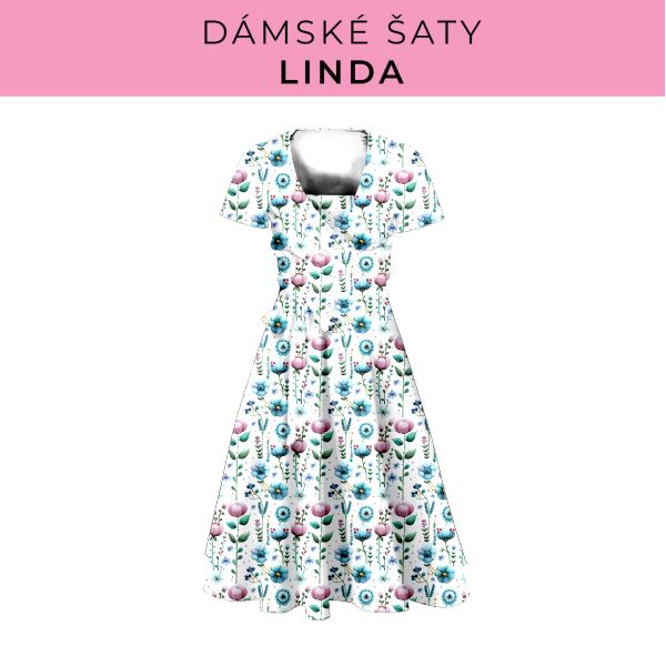 DÁMSKÝ střih - šaty Linda