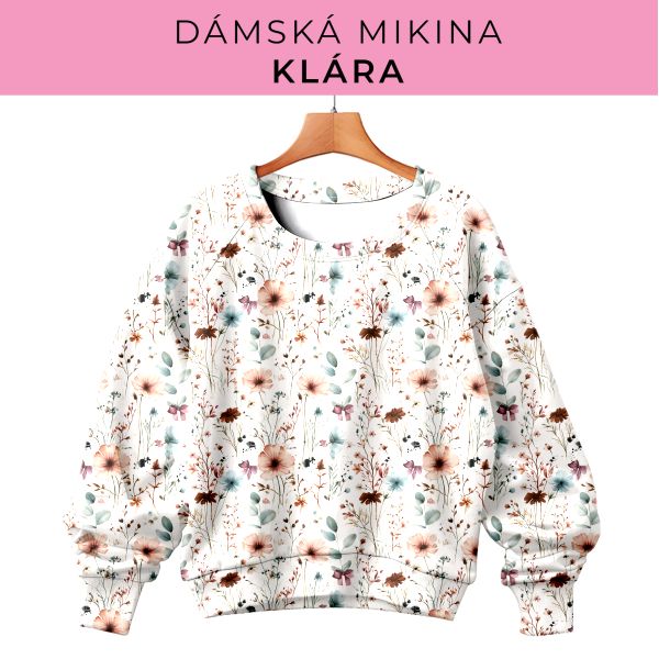 DÁMSKÝ střih - mikina Klára