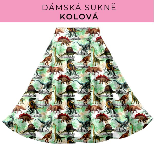 DÁMSKÝ střih - Kolová sukně