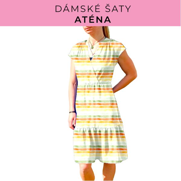 DÁMSKÝ střih - šaty Aténa