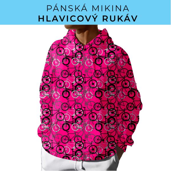 PÁNSKÝ střih - mikina s kapucí
