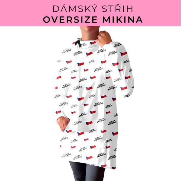 DÁMSKÝ střih - Oversize mikina